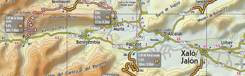 Area Cycle Map