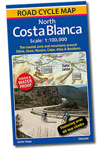 Costa Blanca Cycle Map