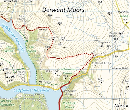Small Scale Cycle Map Close Up